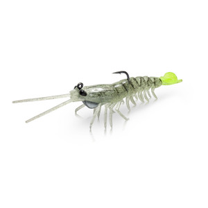 Savage Gear - Manic Shrimp RTF V2 - 3.5'' Glow 2pk - SDMSRF3.5INSS-GLW