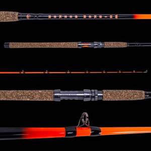 Whisker Seeker Rod FMJ - 7' 6'' 1pc MH MF Blaze Org - FARR-1068