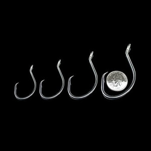 Whisker Triple Threat Hook - 6/0 Black Nickel 5pk - WSTTTB12