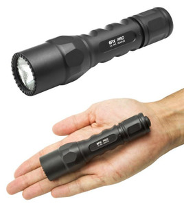 Surefire 6PX Pro Flashlight Dual-Output LED 320 Lumens Black - 6PX-D-BK