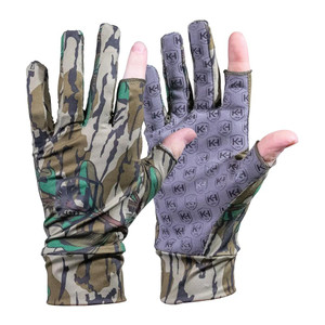 Knight & Hale Run N' Gun Gloves One Size Mossy Oak Greenleaf - KHT0212