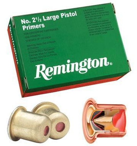 Remington Centerfire Primers- 2-1/2 Large Pistol 1000/ct - 22604