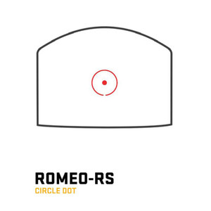 Sig Sauer Romeo-RS Compact Footprint Red Dot Circle Dot Black - SOR02100