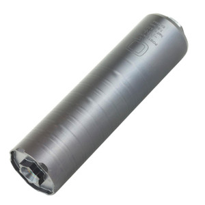 Q Limited Release Half Nelson Blasted Titanium Direct Thread Suppressor 7.62mm 5/8"-24 Black - SIL-HN-DT-762-B