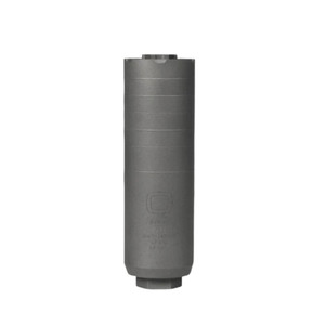 Q Jumbo Shrimp Quick Attach Suppressor 6.5 Creedmoor Titanium 5/8x24  5.7" Length Bead Blast Finish - SIL-JS-QUICKIE-65-RE
