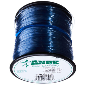 Ande Back Country, 1/4lb Spool Blue 60lb
