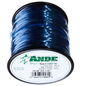 Ande Back Country, 1/4lb Spool Blue 80lb