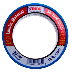 Ande Premium, 50yd Spool Clear 10lb