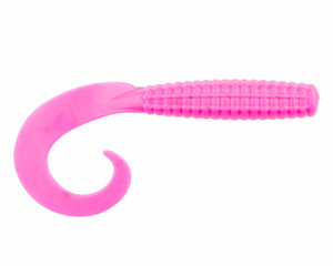 BaitFuel Saltwater GO2 Grub, 4'' Pink 6pk