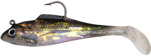 Betts Billy Bay Halo Shad, 1/8oz Smoke 3pk