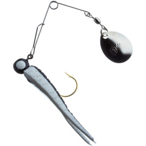 Betts Spin Split Tail, 1/50oz Wht/BlkStr 12/cd