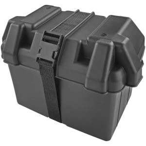 BOAT Battery Box # 27, Heavy Duty Black