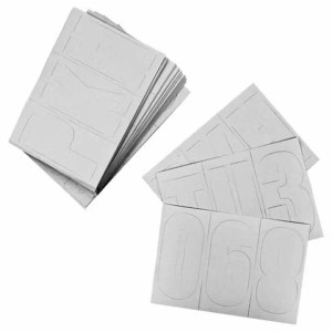 BOAT Letter & Number Kit, 3'' White