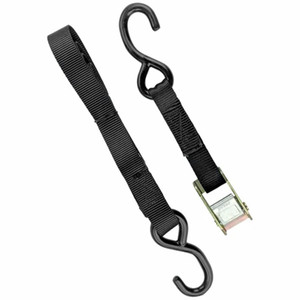 BOAT Trailer Tie Down Straps, 1'' x 6' Black