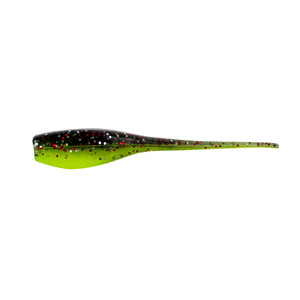 Bobby Garland Baby Shad, 2'' Licorice/Cht Pearl 18pk