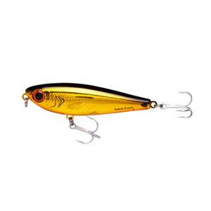 Bomber Saltwater Badonk Hi P, 3/4oz 4'' Gld/Blk/Org