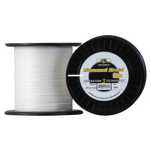 Diamond Braid Gen 3 Solid 8X, 20lb 3000yd Spool White