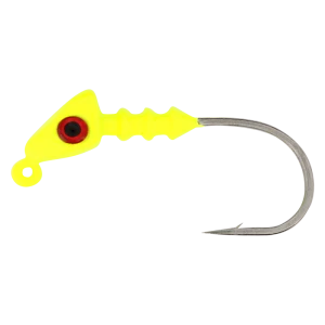 Fishbites FFC Jig Head, 1/4oz Chartreuse 3pk