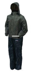 Frogg Toggs Clssc AS RnSuit, Mens LG Stone/Black Pants
