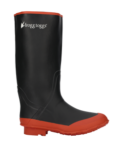 Frogg Toggs Utility Boot, 16'' Size 13 Black/Red