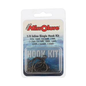 MirrOLure SW Hook Kit, 1/0 Inline Replace Hook 24pc
