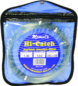 Momoi HiCatch Nyln Mono Ldr, 200lb 100yd Coil Smoke Blue
