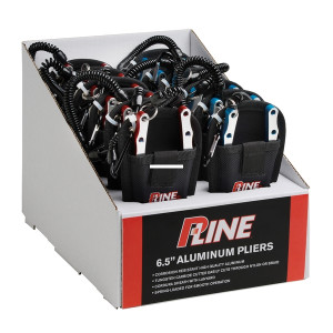 P-Line Pliers: Display, Aluminum 6pc Rd/lL 6pc Bl/Sl