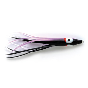 P-Line Sunrise Squid, 4.5'' Dk Prp Solid Blk 5pk