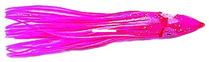 P-Line Sunrise Squid, 4.5'' Pink 5pk