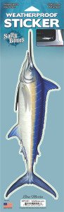 Salty Profile Sticker, 4.5x15.75 Marlin