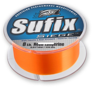 Sufix Siege, 330 yd Neon Tangerine 20 lb
