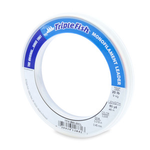 Triple Fish Mono Leader, 50yd Clear 20lb Test