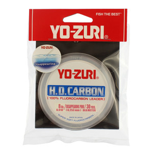 Yo-Zuri Fluorocarbon, 30 yd Pink 60 lb