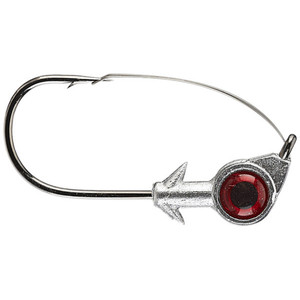 Z Man Weedless Eye Jighead, 1/4oz Red 3pk