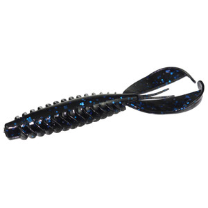Zoom Mid Size Z-Craw, Black/Blue 8pk
