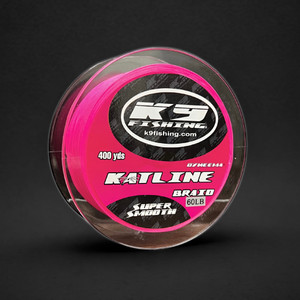 K9 Fishing Pink 8 Strand Katline Braid 400yd - 80lb