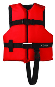 Onyx Outdoor General Purpose PFD, Red - Size Child