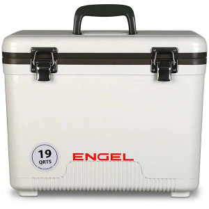 Engel - Livebait Box - 19qt Wht Ap2 W/net -