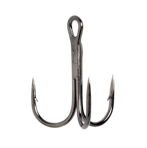 Eagle Claw - Lazer Treble Hook - Blk Ni 3x Sz4 5pk -