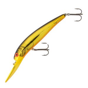 Bomber - Deep Long A - 4 1/2in 3/4oz Gold Chrm Org Belly -