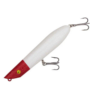 Cotton Cordell - Pencil Popper - 4.5in 3/4oz Pearl Red Hd -