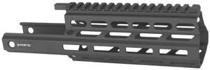 Kinetic Development Group STR5MK2020 SRX6 MK2 Stribog Rail Extension Black Aluminum Compatible w Stribog SP9 Models w MLOK Receivers