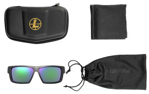 Leupold 179093 Performance Wear Switchback Emerald Mirror Lens Polycarbonate Matte Black Frame