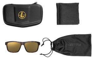 Leupold 179098 Performance Wear Katmai Bronze Mirror Lens Polycarbonate Matte Tortoise Frame