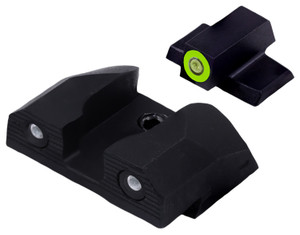 XS Sights SWR209S6G R3D 2.0 Green Tritium FrontBlack Oxide Frame Fits SW Bodyguard 2.0