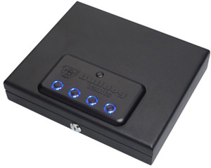 Bulldog BD4055L Magnum Top Load Vault Access CodeKey Entry Black Powder Coat Steel LED Keypad