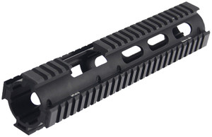 Leapers MTU015 Quad Rail Handguard Aluminum Matte Black Receiver