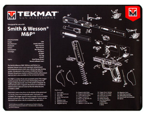TekMat TEKR20SWNP SW MP Ultra 20 Cleaning Mat BlackWhite Rubber 15x20 SW MP Parts Diagram Illustration