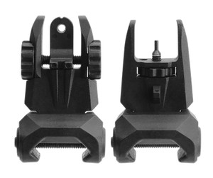 Tacfire - Tacfire Is012b Frtrr Plnlowpro Poly Flipup Sght