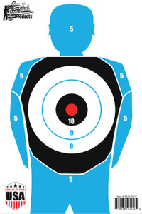 Pro-shot - Proshot Silhtacb4pk Silhouette Tact Target 4pk